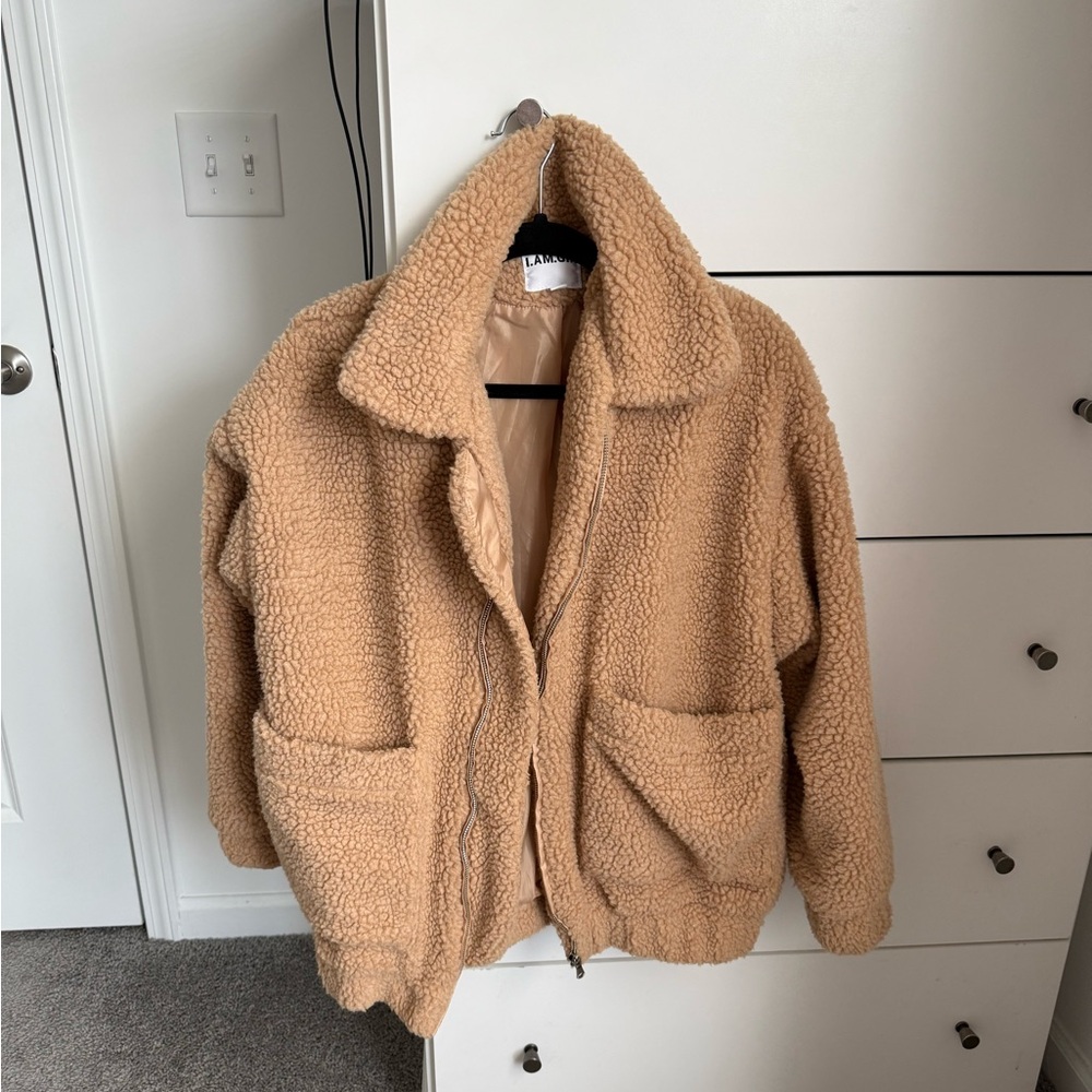 I Am Gia teddy bear jacket